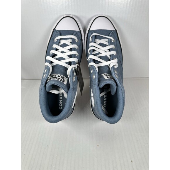 Size 10 Converse Chuck Taylor All Star Malden Street Mid Blue Mens A11452C NEW - Picture 7 of 9